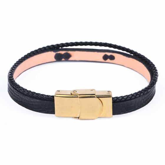 دستبند مردانه طلا طرح پیروزی